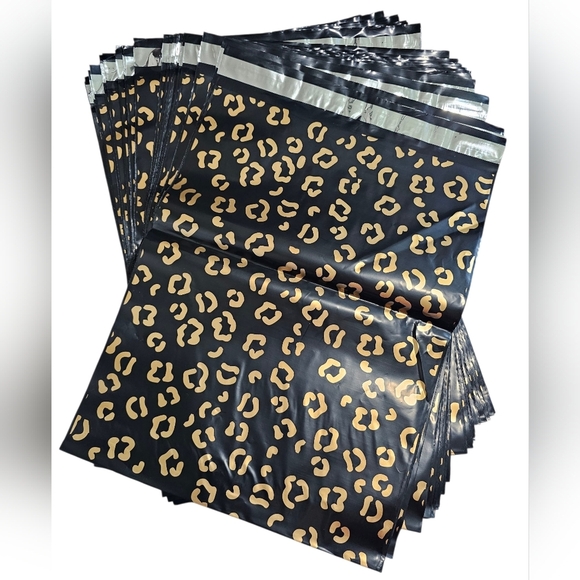 Leopard Print Thank You Poly Mailers 12" x 15½" 40 Count - Picture 2 of 2